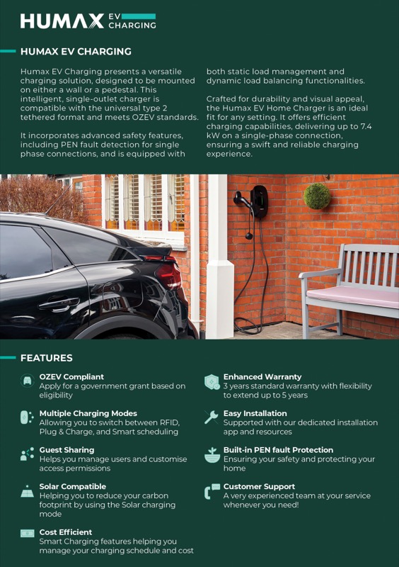 Professional A5 flyer design for Humax property services