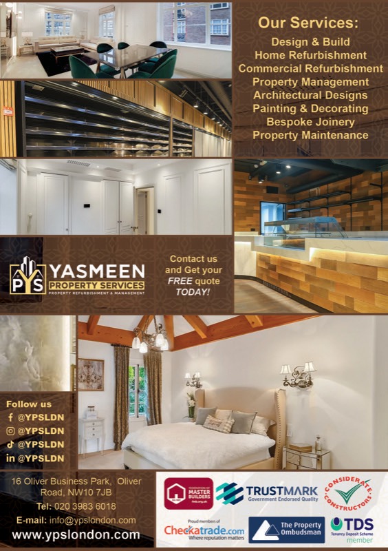 Property marketing flyer design for Yasmeen Property Services