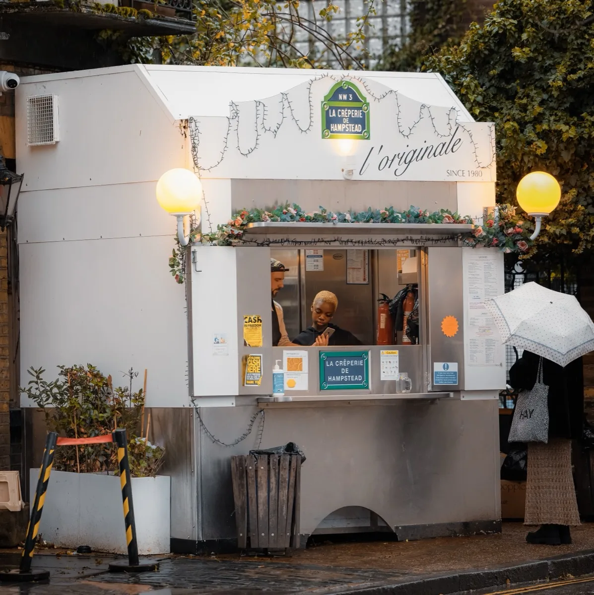 La Creperie de Hampstead - iconic French crepe stand near Hampstead tube station since 1980